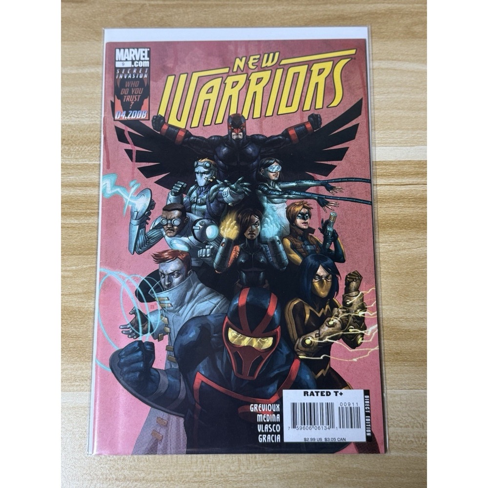 New Warriors #9‎ Apr. 2008 Marvel Comics